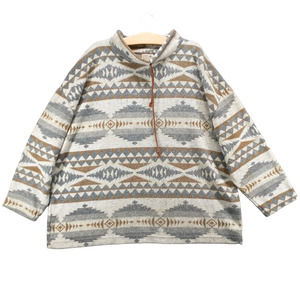 Stefano International Womens Sweater Multi Actual 54x29 Southwest Aztec Vintage